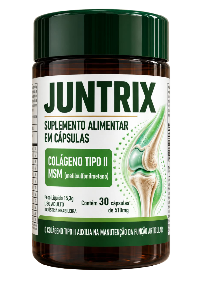 Frasco de Juntrix Colágeno Tipo II + MSM